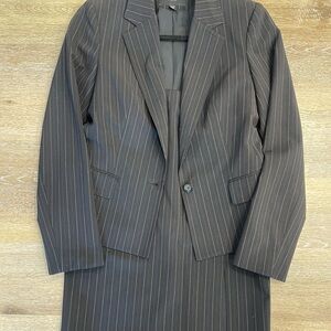 Classic Black Pinstripe Women’s Suit